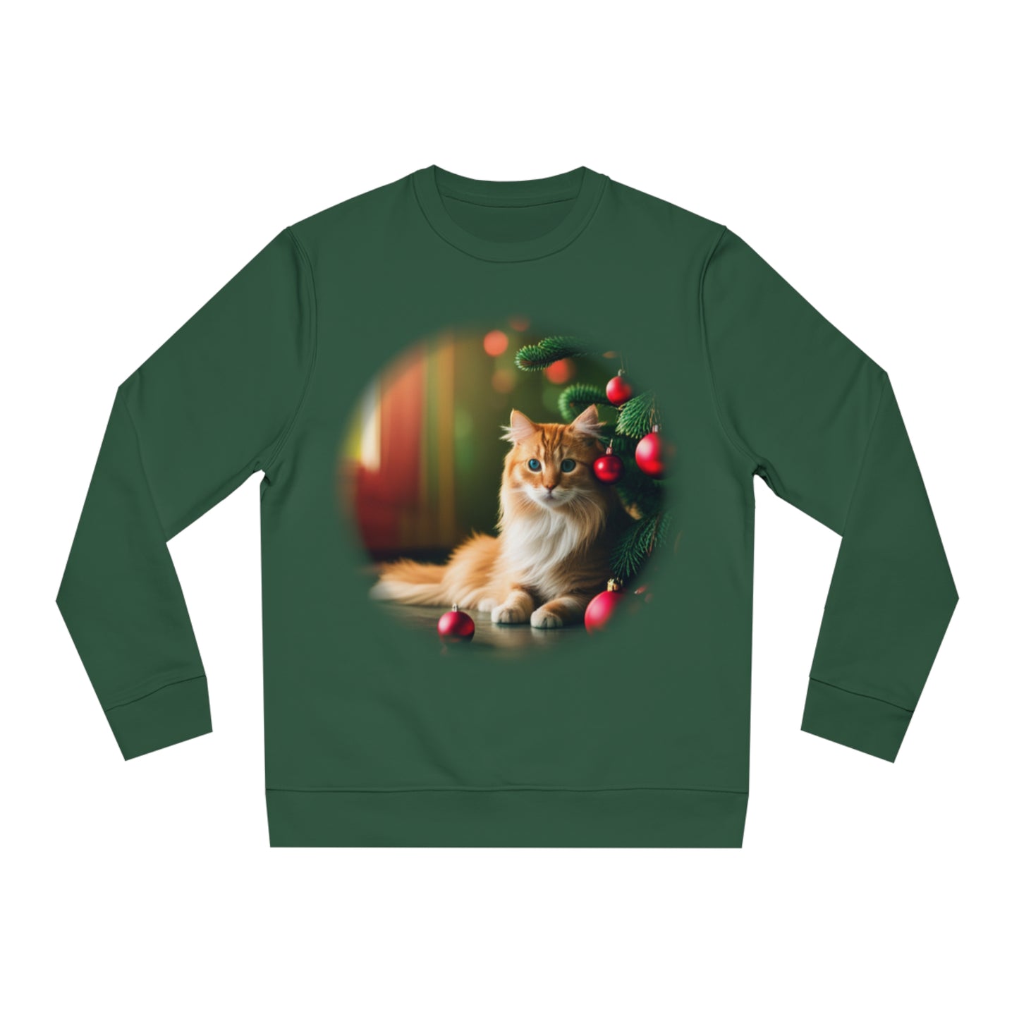 Sweatshirt changeur unisexe - Chat de Noël